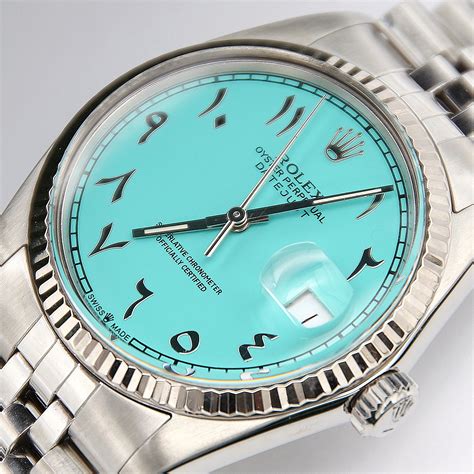 rolex tiffany arabic dial|Rolex tiffany dial guide.